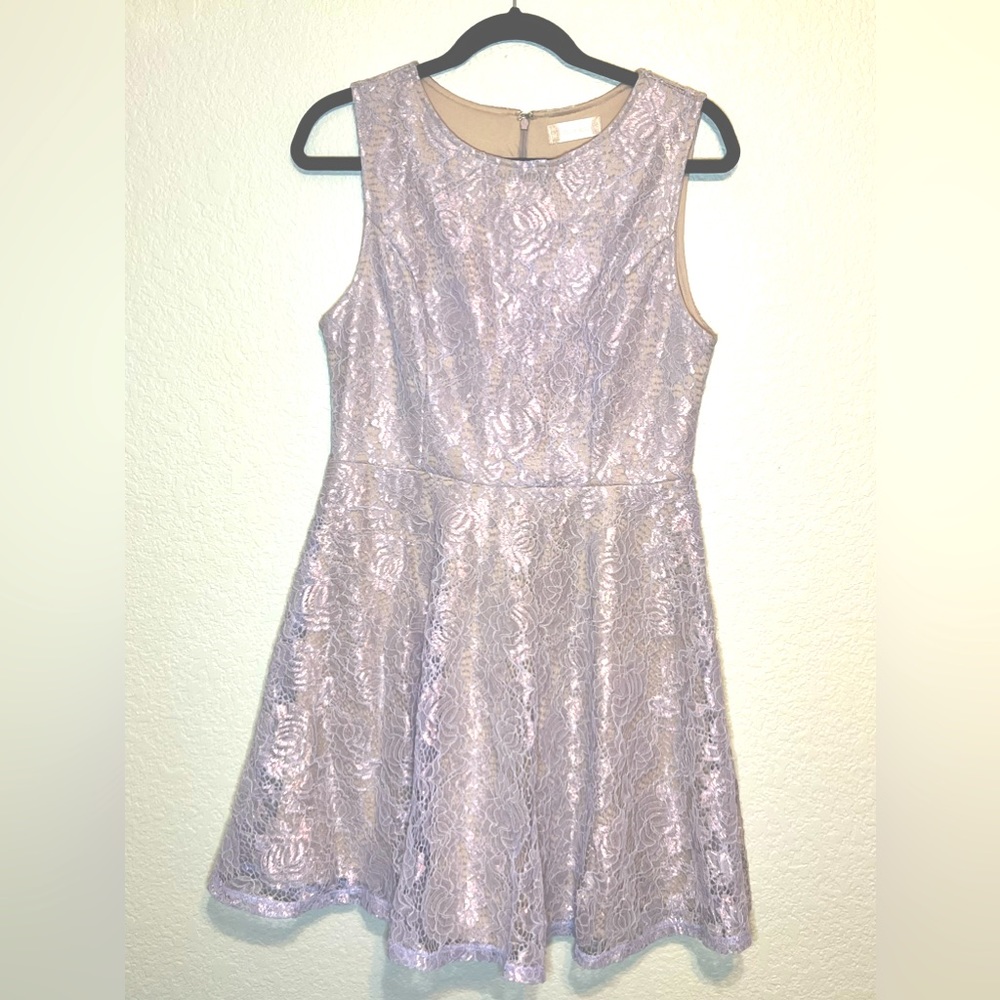 Altar’d State Iridescent Lace Dress